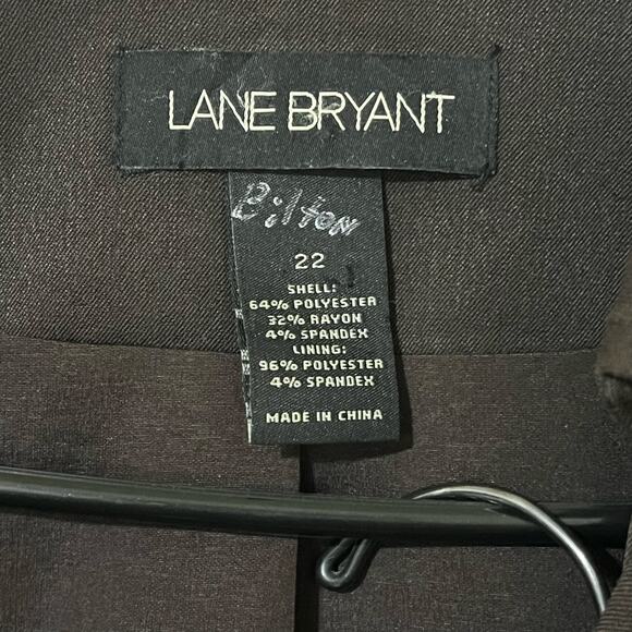 Lane Bryant chocolate brown pant suit - women’s size 22- good preowned condition - Picture 2 of 9